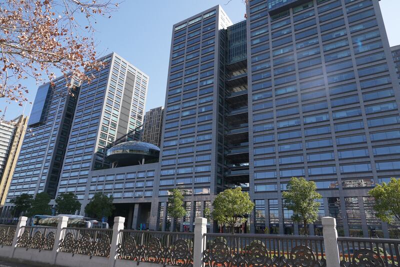 中国人工智能初创公司深度求索设在浙江杭州的总部,位于这栋大楼内。