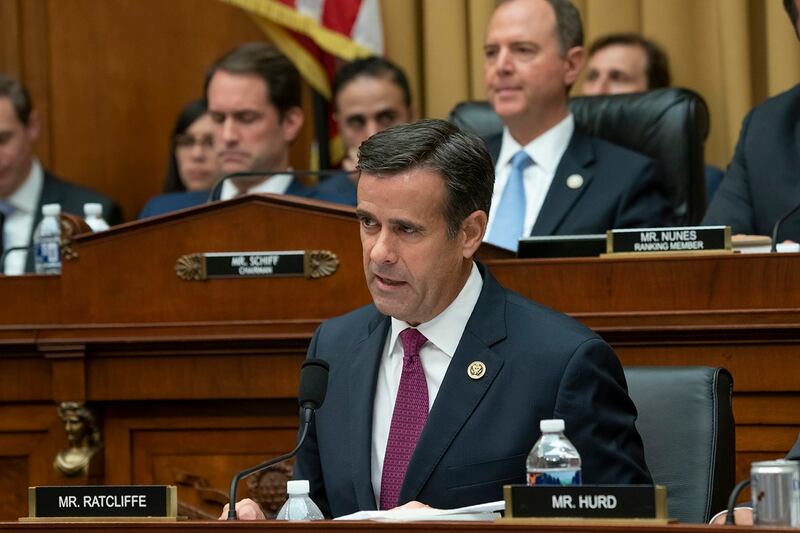 被特朗普提名为中情局长的约翰·拉特克里夫(John Ratcliffe)(美联社资料图片)