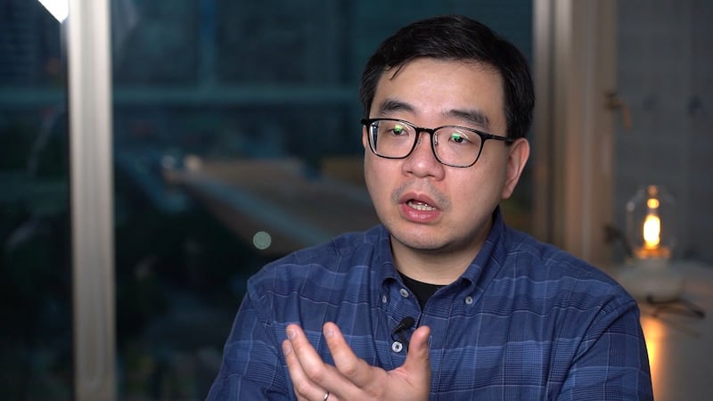 黎恩灏表示,23条赋予特首和行政会议更大的权力,国安委也能凌驾立法和司法。(李宗翰摄)